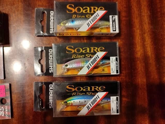 Yamaga Blanks Wizy 710/4pcs,Shimano 22 Stella C2500S,C2000S,Shimano 25 Twin Power XD C3000HG.