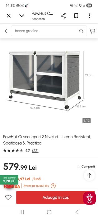 Vand cusca iepuri