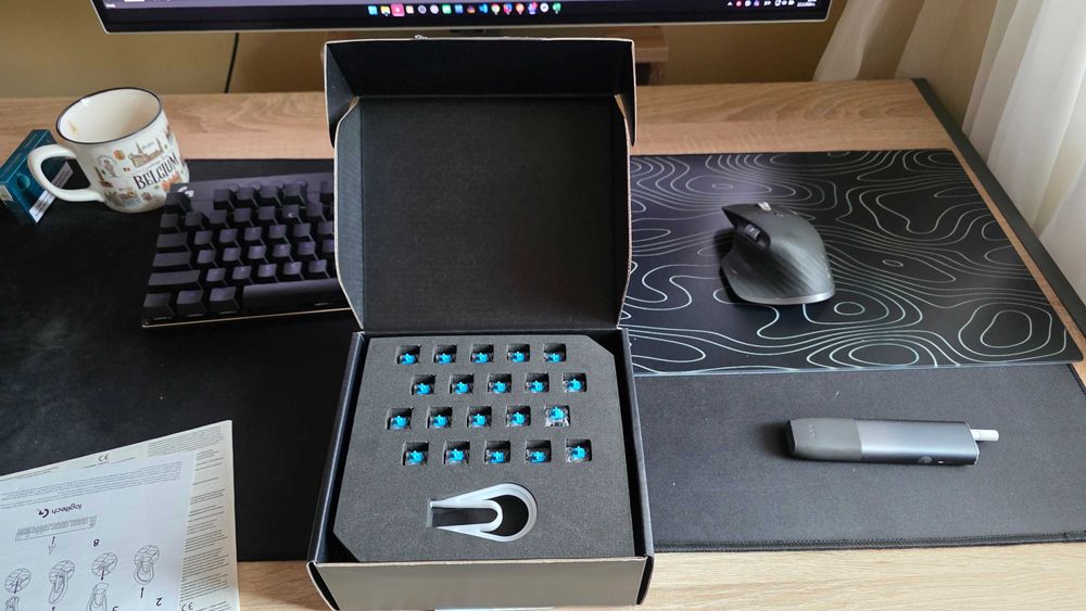 Logitech G Pro X Switch Kit – GX Blue Clicky (92 бр.) – НЕИЗПОЛЗВАНИ