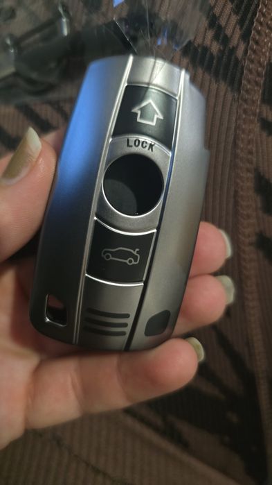 Калъф за ключ бмв bmw сив мат