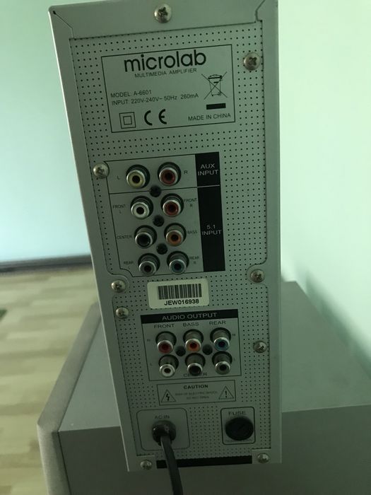 Продам санбуфер ,  аудио стстема microlab 5+1 (санбуфер +5 колонок )
