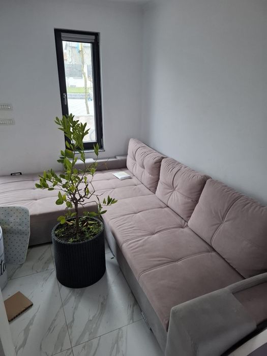 Vand coltar Staer  Roz cu Gri