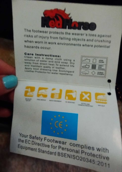 Здрави,нови работни обувки, естествена кожа, 50 лв