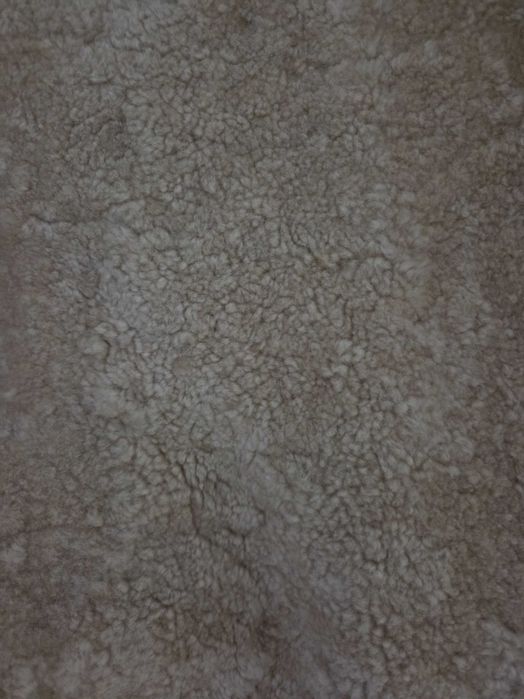 Палто от овча кожа и яка лисица.Ново