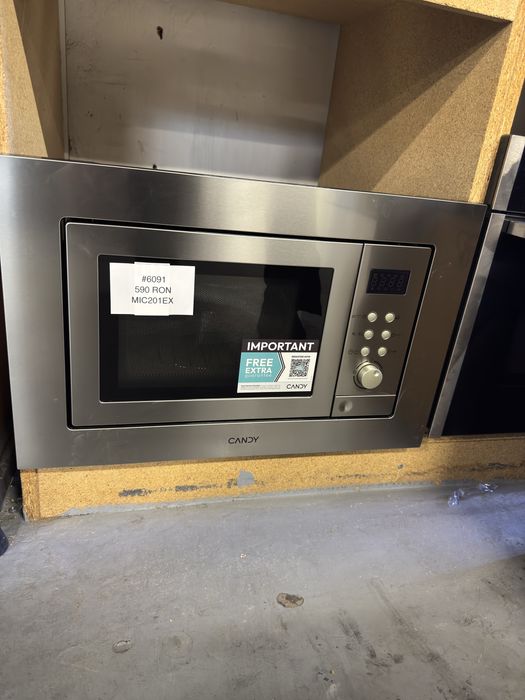 Cuptor cu microunde si grill incorporabil Candy MIC201EX