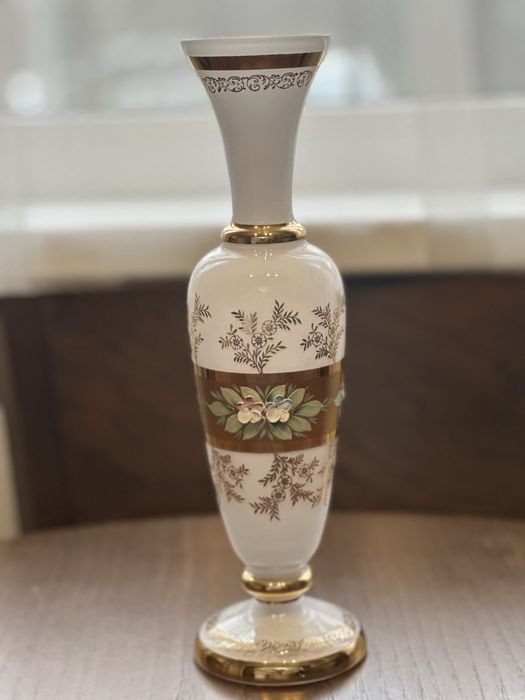 Вазы (парные вазы)  Богемия