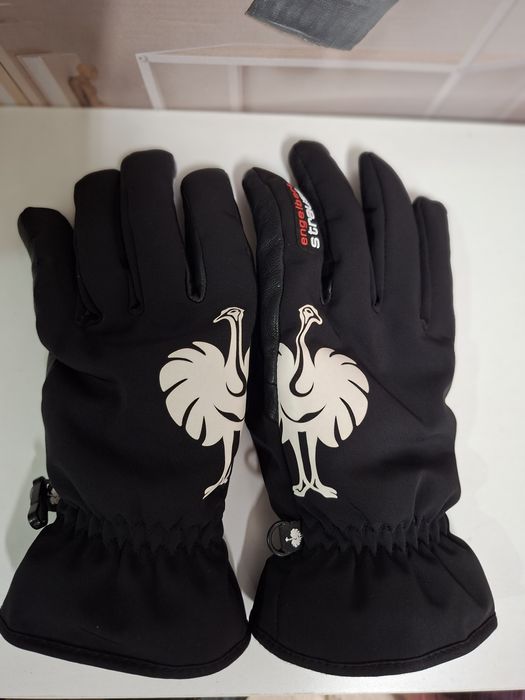 Зимни кожени ръкавици Strauss като нови