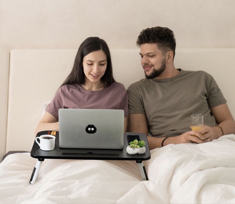 Masa (mini-birou) pliabila/portabila pentru laptop – NOUĂ, SIGILATĂ