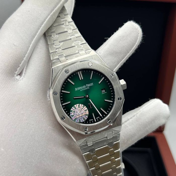 audemars piguet royal oak green dial jumbo