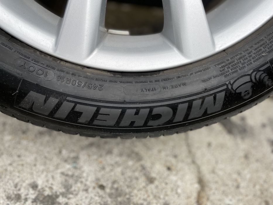 Jante BMW seria 5 G30 seria 7 G11 G12 cu anvelope si senzori pe 18