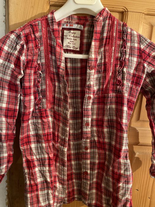 Детска червена риза