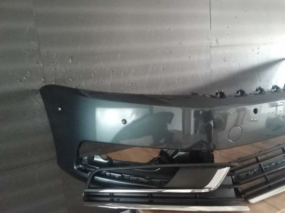 Bara fata VW Passat B7 Albastru Gri LK7X Vopsita 6x senzori PDC