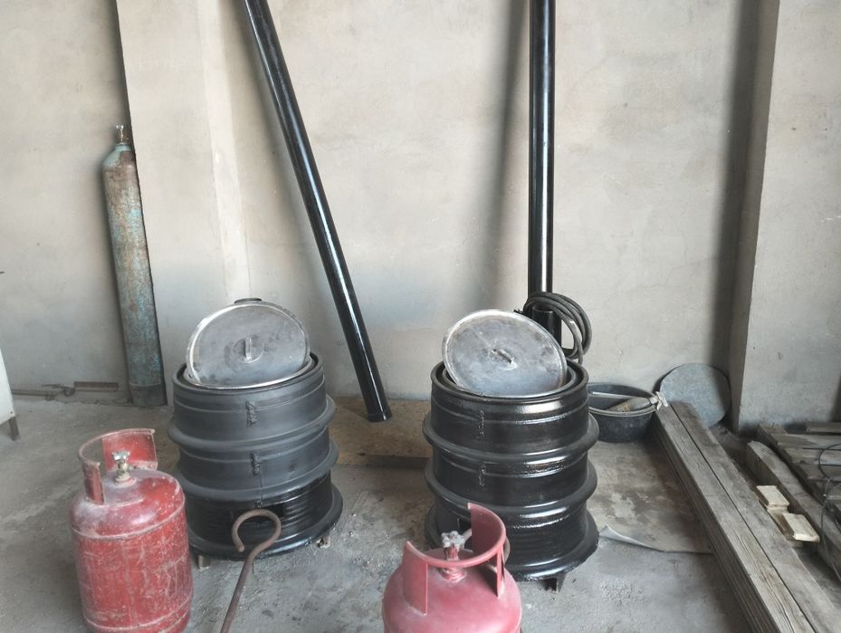 Печь для бани с горелькой