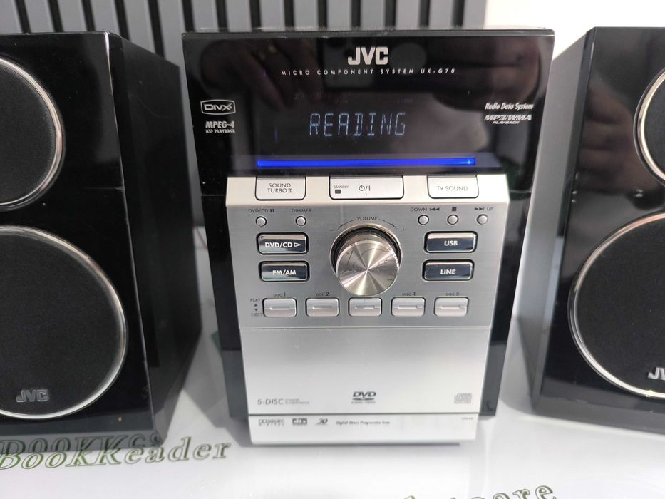 Sistem Micro Component JVC UX-G70 - 5-Disc DVD, FMAM, Boxe -Funcțional