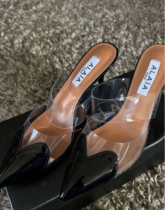 Pantofi Alaia Coeur piele pe comanda