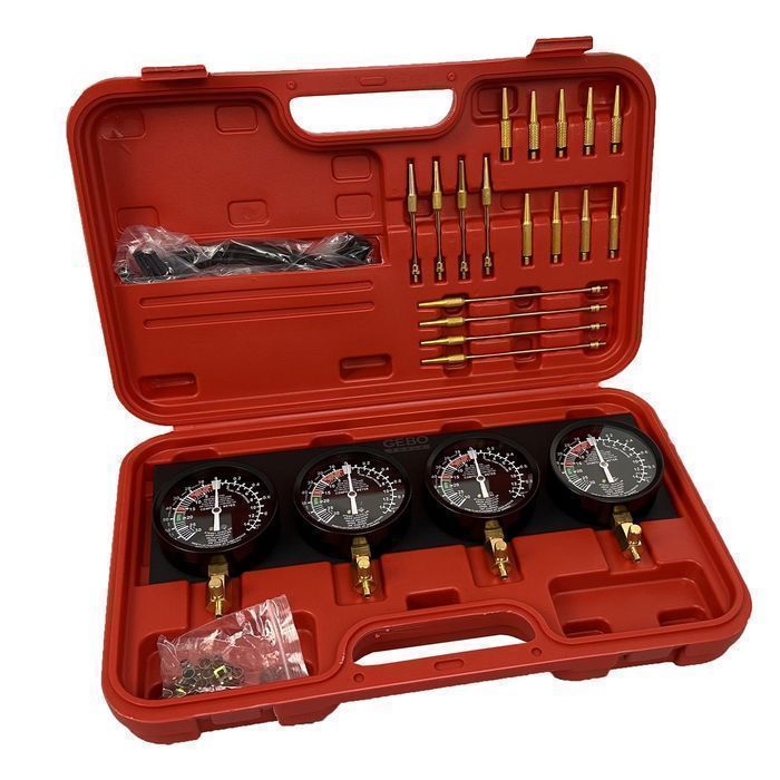 Sincronizator carburatoare tester vid presiune gebo tools