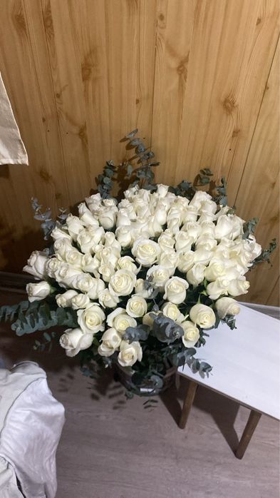 Розы 51 штук метровый