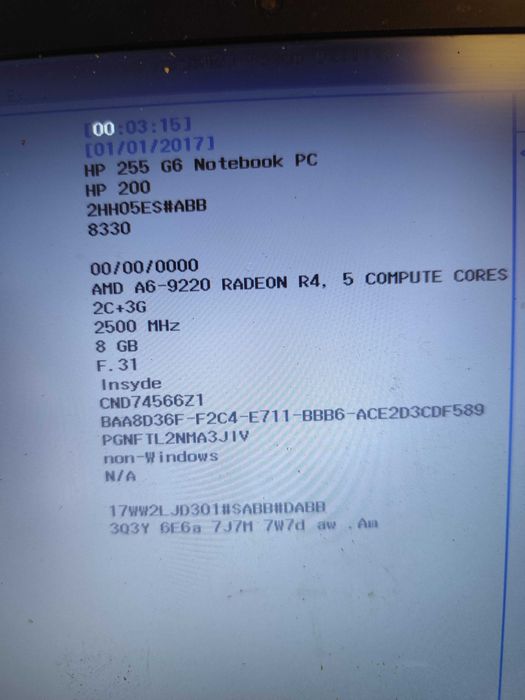 HP 255 G6 - Дънна платка