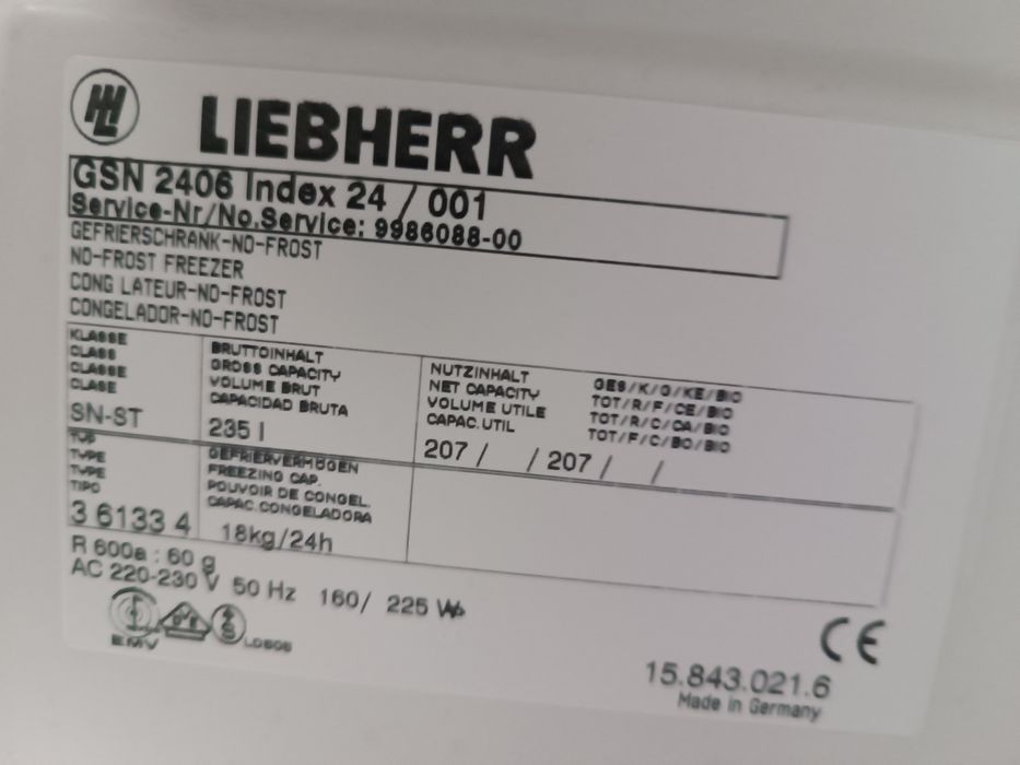 Фризер Liebherr Premium  no frostt 145 см