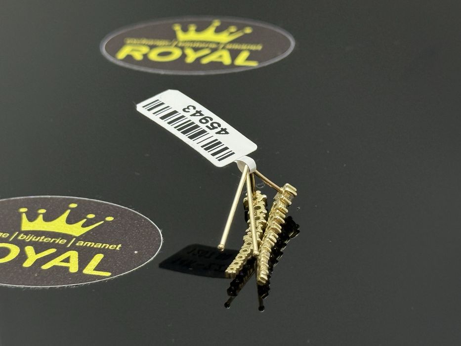 Bijuteria ROYAL : Cercei AUR 14K / 2.27 GR