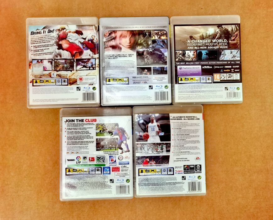 Streetfighter Final Fantasy Call of Duty FIFA joc video ps3