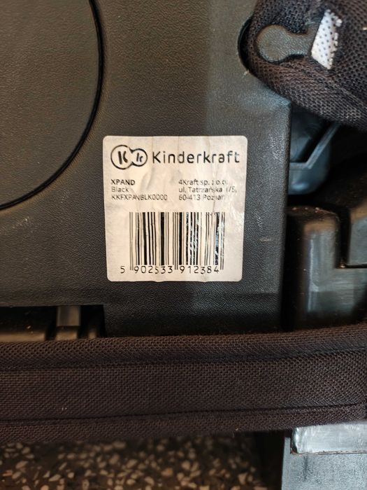 Столче за кола KinderKraft Xpand - Черно, с Isofix, 15-36 kg