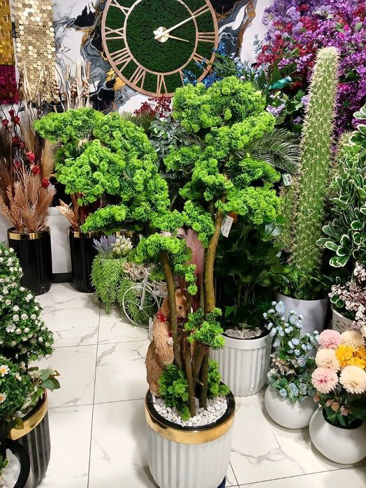 Искусственные цветы и деревья прокат.