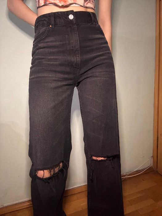 НОВИ широки прави дънки Bershka