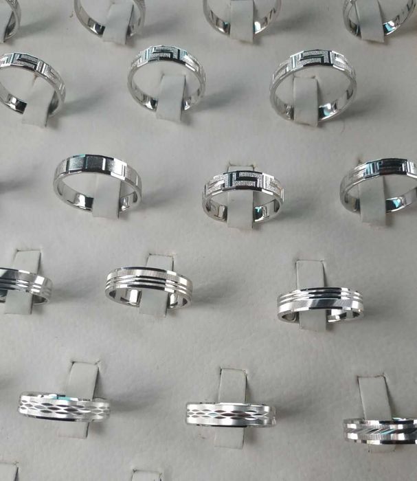 Мужские Обручальные из Серебро,  Kumush Uzuklar, 925 proba Kumush Uzuk