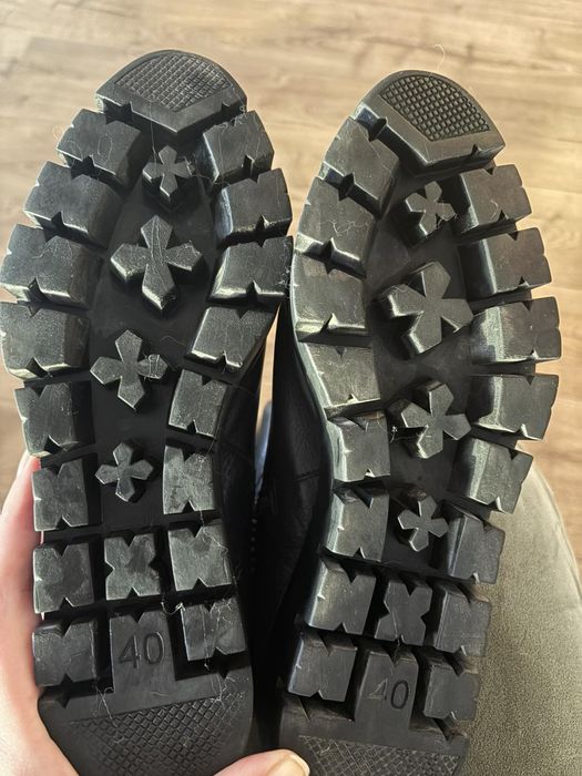 Топли ботуши 40 номер, естествена кожа