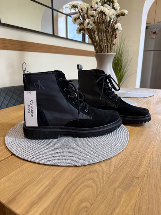 Кубинки  Calvin Klein Jeans Eva Mid Laceup Lth Boot Hiking YM0YM00842