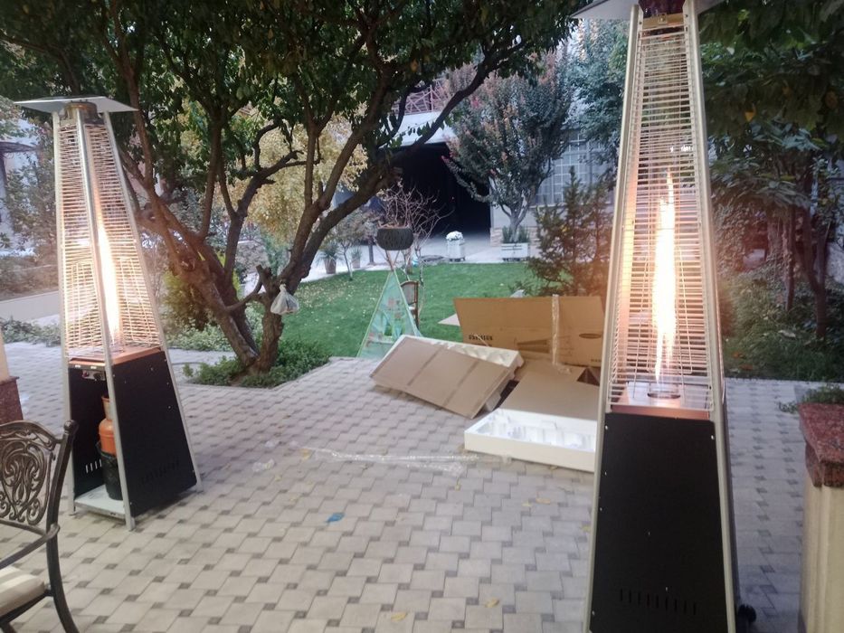 Уличный камин. Обогреватель