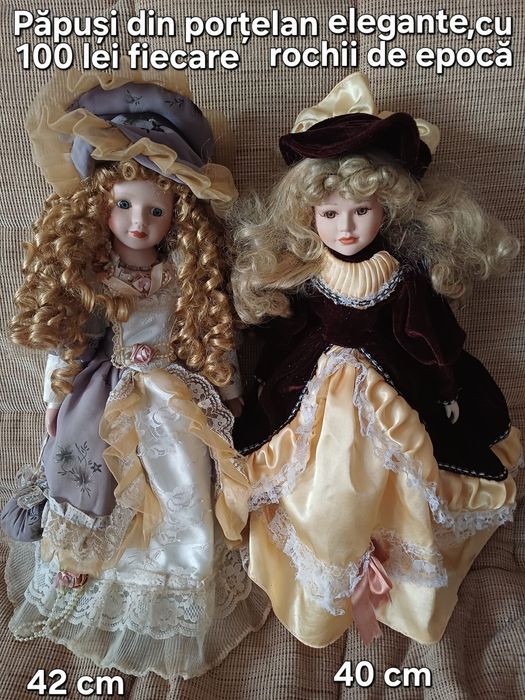 Păpuși porțelan elegante