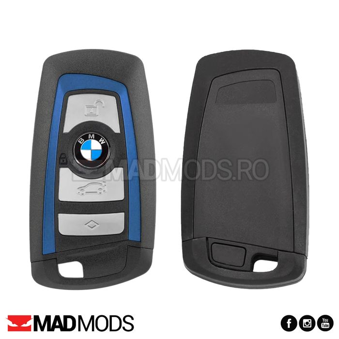 Carcasa cheie BMW F01 F10 F12 F20 F21 F22 F25 F26 cu emblema si lama