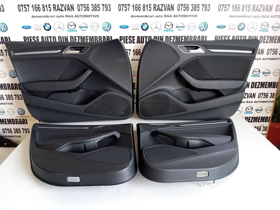 Fete Fata Tapiterie Usa Fata Spate Audi A3 8V Din Piele Volan Stanga An 2013-2020