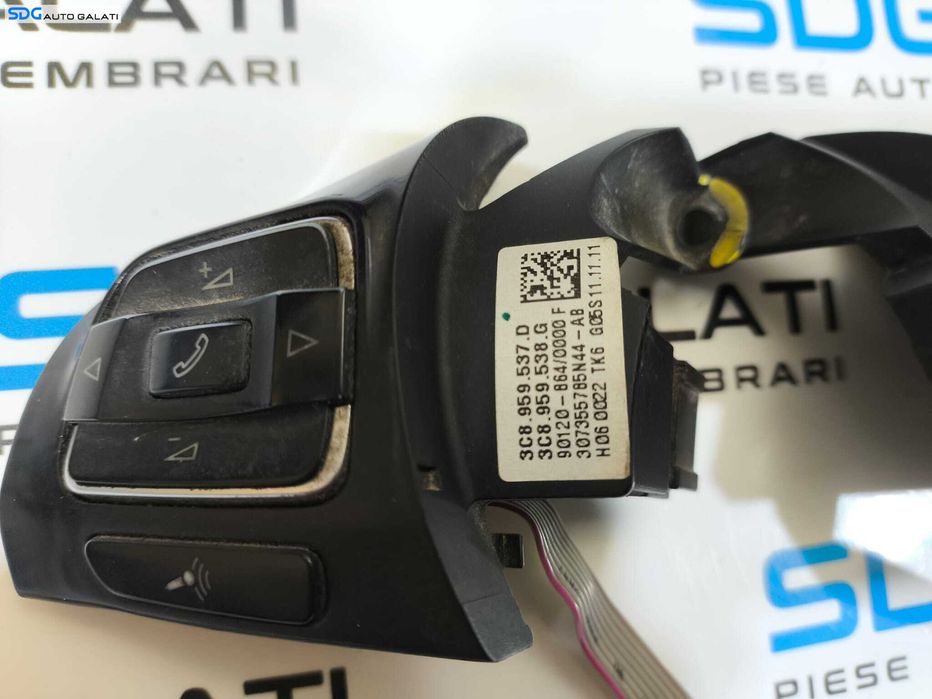 Buton Butoane Volum Comenzi Volan Volkswagen Tiguan 2007 - 2015 Cod 3C8959537D 3C8959538G [L6101]