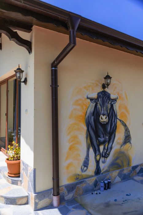 Рисуване на стени. Рисуване на гейминг герой , портрети, карикатури