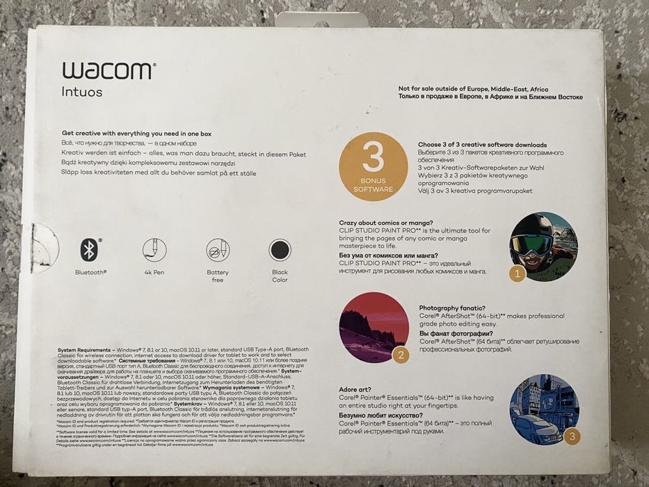 графический планшет wacom intuos m