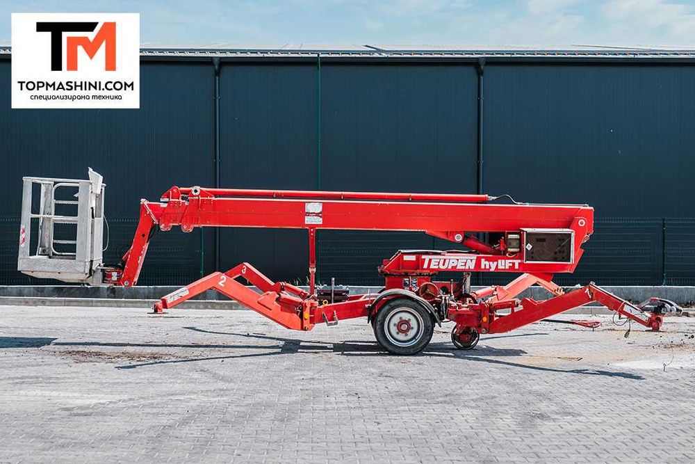 Телескопична вишка ремарке Teupen GT17H