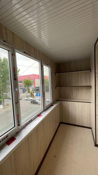 Обшивка балкона и лоджий