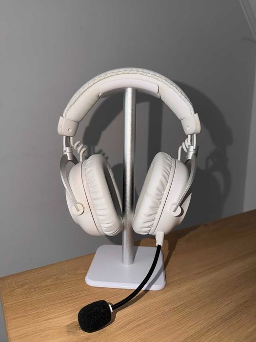 Casti gaming Logitech G PRO X2 Lightspeed White