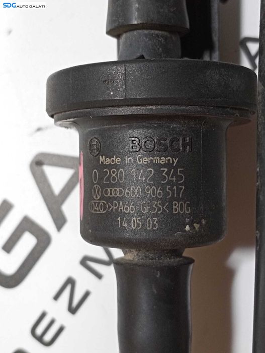 Supapa Electrovalva Combustibil Motorina Seat Ibiza 3 1.2 1.4 1.6 2002 - 2010 Cod 6Q0906517 0280142345 6Q0133366 [M6853]