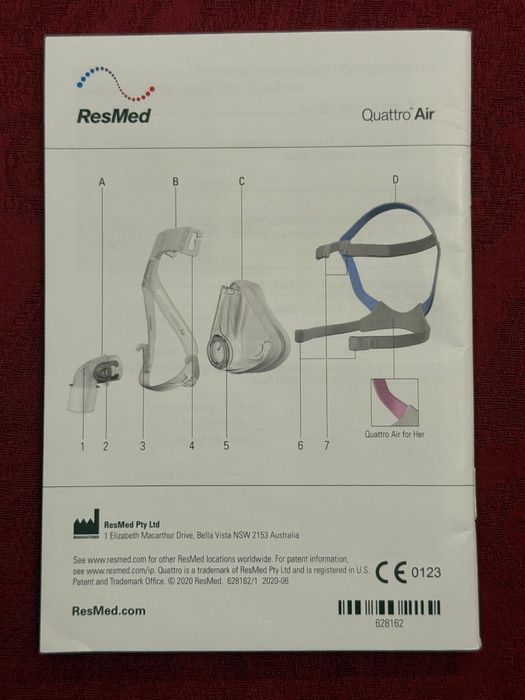 Aparat AirSense 10 AutoSet cu Umidificator+2 masti full face-pt.apnee