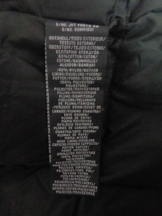 Geaca neagra Down by Schott marimea S/M