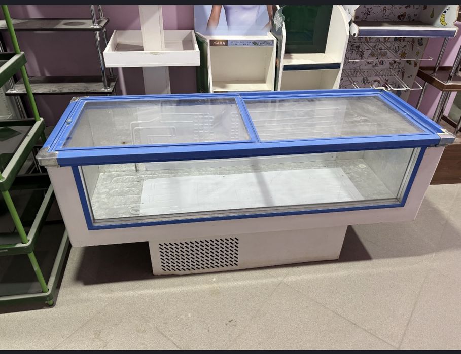 Морозильная витрина, стеклянные крышки | распродажа