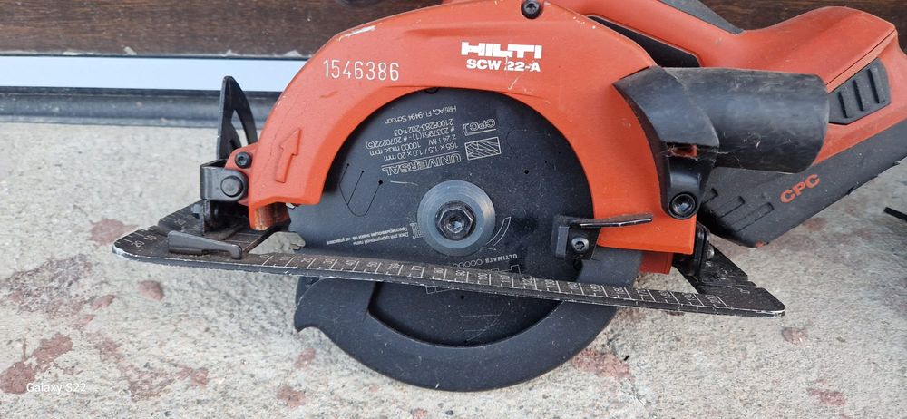Hilti circular pe acumulatori