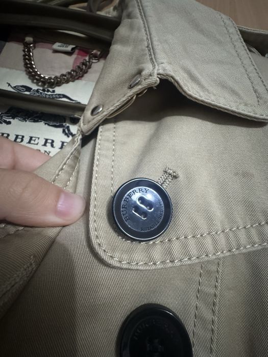 Тренч burberry бежевый