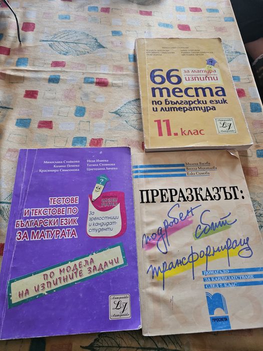 Помагало по български език и литература