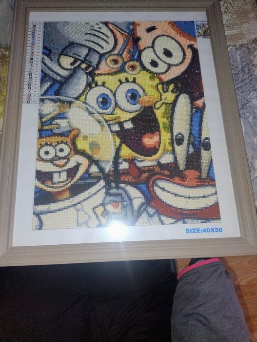 Картина от диамантени камъчета (гоблен ) размер  40 на 50