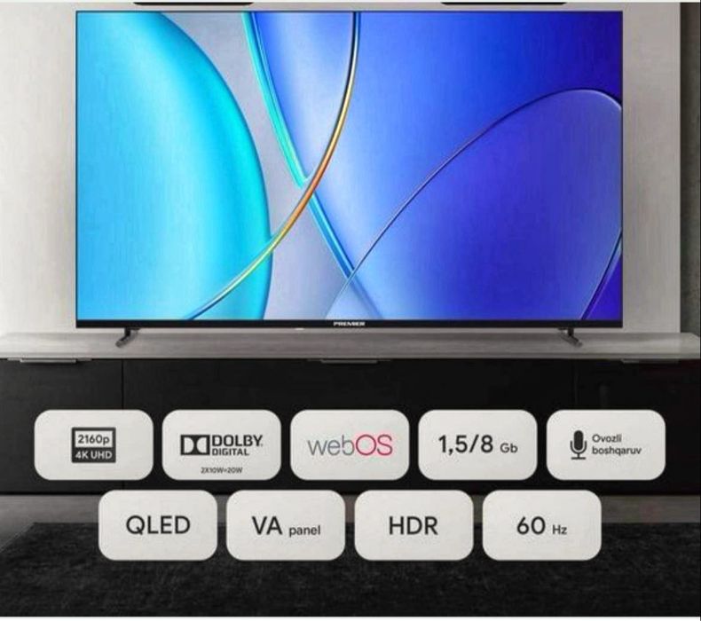 Telvizr  Premeir 50PRM2030 Qled 4K LG  New (2025) . Для дома.